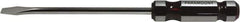 Paramount - 415mm OAL Standard Slotted Screwdriver - 300mm Blade Length, Round Shank, Acetate Handle - Apex Tool & Supply