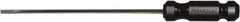 Paramount - 395mm OAL Cabinet Slotted Screwdriver - 300mm Blade Length, Round Shank, Acetate Handle - Apex Tool & Supply