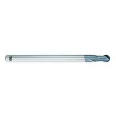 1/8" Dia. - 3" OAL - Solid Carbide - Ball End HP End Mill-2 FL - Apex Tool & Supply