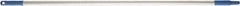 Vikan - 52 x 1" Aluminum Squeegee Handle - European Threaded Connection, Blue - Apex Tool & Supply