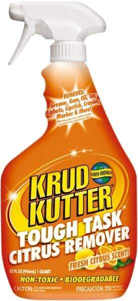 Krud Kutter - 32 oz Spray Bottle Cleaner/Degreaser - Liquid, Biodegradable, Citrus - Apex Tool & Supply