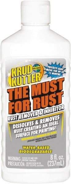Krud Kutter - 8 oz Bottle Rust Remover - VOC Content g/L 45, Removes Rust Deposits - Apex Tool & Supply
