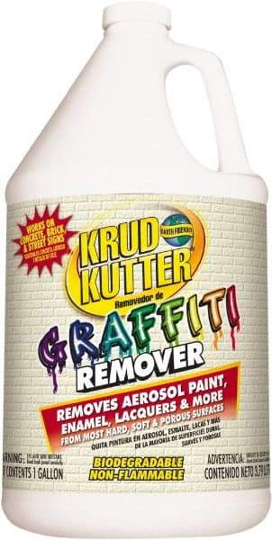 Krud Kutter - 1 Gal Jug Graffiti/Vandal Mark Remover - VOC Content g/L 614, Removes Graffiti - Apex Tool & Supply