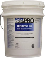 Scot's Tuff - 5 Gal Pail Finish - Use on Vinyl, Vinyl Asbestos, Asphalt, Linoleum, Terrazzo, Quarry Tile, Marble, Cork - Apex Tool & Supply