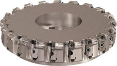 Seco - 315mm Cut Diam, 6mm Max Depth, 2.3622" Arbor Hole, 20 Inserts, ONMU09 Insert Style, Indexable Copy Face Mill - L220.48 Cutter Style, 3.1496 High, Series Doubleoctomill - Apex Tool & Supply