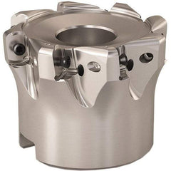 Seco - 52mm Cut Diam, 0.9mm Max Depth, 0.8661" Arbor Hole, 8 Inserts, LOHT06 Insert Style, Indexable Copy Face Mill - R220.21 Cutter Style, 1.5748 High, Series Doubleoctomill - Apex Tool & Supply