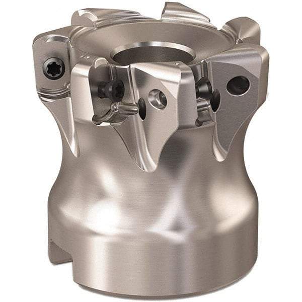 Seco - 40mm Cut Diam, 0.9mm Max Depth, 0.8661" Arbor Hole, 7 Inserts, LOHT06 Insert Style, Indexable Copy Face Mill - R220.21 Cutter Style, 1.5748 High, Series Doubleoctomill - Apex Tool & Supply