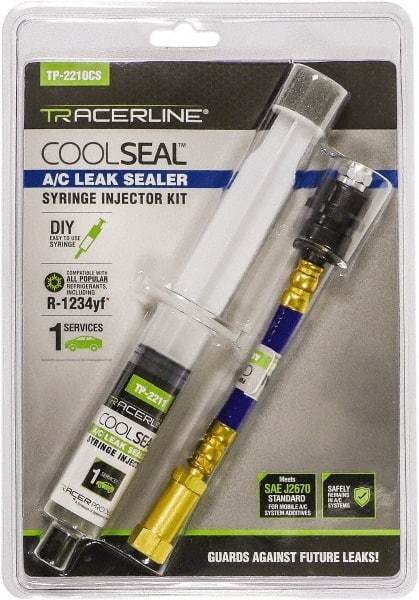 Spectroline - 3 Piece Automotive Leak Detector Kit - Uses UV Method, For A/C Systems & Hoses - Apex Tool & Supply