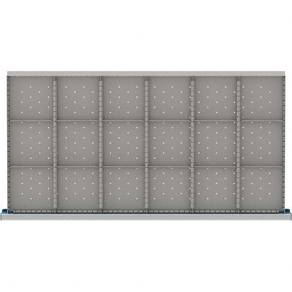 LISTA - 18-Compartment Drawer Divider Layout for 3.15" High Drawers - Apex Tool & Supply