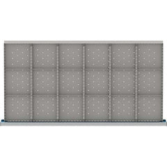 LISTA - 18-Compartment Drawer Divider Layout for 3.15" High Drawers - Apex Tool & Supply