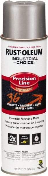 Rust-Oleum - 16 fl oz Silver Marking Paint - Solvent-Based Formula - Apex Tool & Supply