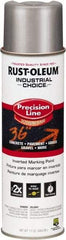 Rust-Oleum - 16 fl oz Silver Marking Paint - Solvent-Based Formula - Apex Tool & Supply