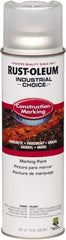 Rust-Oleum - 15 fl oz Clear Marking Paint - Water-Based Formula - Apex Tool & Supply