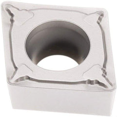 Seco - CCMT433 F1 Grade TP2501 Carbide Turning Insert - Al2O3 Finish, 80° Diamond, 1/2" Inscr Circle, 3/16" Thick, 3/64" Corner Radius - Apex Tool & Supply
