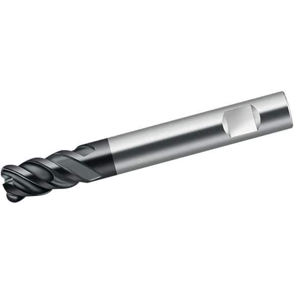 Walter-Prototyp - 20mm, 4 Flute, Single End, Solid Carbide, 2mm Corner Radius End Mill - 104mm OAL, 50° Helix, Right Hand Flute, 38mm LOC, Right Hand Cut - Apex Tool & Supply