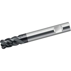 Walter-Prototyp - 20mm, 4 Flute, Single End, Solid Carbide, 2mm Corner Radius End Mill - 104mm OAL, 50° Helix, Right Hand Flute, 38mm LOC, Right Hand Cut - Apex Tool & Supply