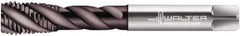 Walter-Prototyp - M10x1.00 Metric Fine 3 Flute 6HX Modified Bottoming Spiral Flute Tap - Powdered Metal, Hardlube Finish, 90mm OAL, Right Hand Flute, Right Hand Thread, Series EP2156302 - Apex Tool & Supply