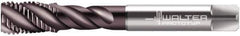 Walter-Prototyp - M16x2.00 Metric 4 Flute 6HX Modified Bottoming Spiral Flute Tap - Powdered Metal, Hardlube Finish, 110mm OAL, Right Hand Flute, Right Hand Thread, Series EP2056312 - Apex Tool & Supply