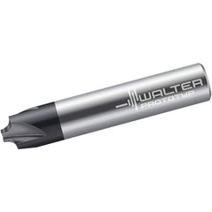 Walter-Prototyp - 1/16" Radius, 1/4" Mill Diam, 4 Flute Solid Carbide Corner Rounding End Mill - Single End, TiAlN Finish, 2-1/2" OAL, 1/4" Shank Diam - Apex Tool & Supply