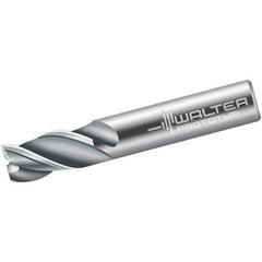 Walter-Prototyp - 12mm, 22mm LOC, 12mm Shank Diam, 83mm OAL, 3 Flute, Solid Carbide Square End Mill - Single End, Uncoated, Spiral Flute, 45° Helix, Centercutting, Right Hand Cut, Right Hand Flute - Apex Tool & Supply