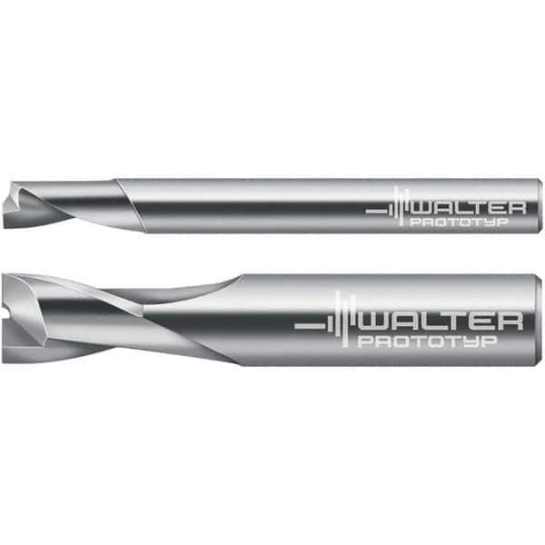Walter-Prototyp - 10mm, 19mm LOC, 10mm Shank Diam, 72mm OAL, 1 Flute, Solid Carbide Square End Mill - Single End, Uncoated, Spiral Flute, 30° Helix, Centercutting, Right Hand Cut, Right Hand Flute - Apex Tool & Supply