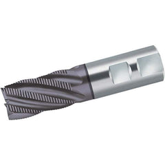 Walter-Prototyp - 10mm Diam, 22mm LOC, 3 Flute Powdered Metal Roughing Square End Mill - AlCrN Finish, 72mm OAL, 10mm Shank Diam, Single End, Extended Reach, Centercutting, 35° Helix - Apex Tool & Supply