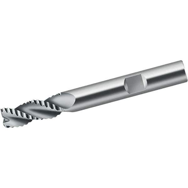Walter-Prototyp - 16mm Diam, 32mm LOC, 3 Flute Solid Carbide Roughing Square End Mill - Uncoated, 92mm OAL, 16mm Shank Diam, Single End, Centercutting, 40° Helix - Apex Tool & Supply