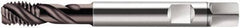 Walter-Prototyp - M20x2.50 Metric 4 Flute 6HX Modified Bottoming Spiral Flute Tap - Cobalt, Hardlube Finish, 140mm OAL, Right Hand Flute, Right Hand Thread, Series S2056312 - Apex Tool & Supply