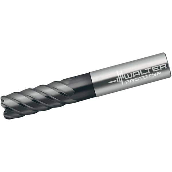 Walter-Prototyp - 16mm, 6 Flute, Single End, Solid Carbide, 1.5mm Corner Radius End Mill - 92mm OAL, 50° Helix, Right Hand Flute, 32mm LOC, Right Hand Cut - Apex Tool & Supply