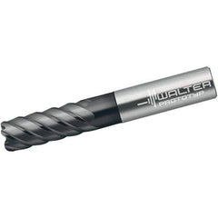 Walter-Prototyp - 16mm, 6 Flute, Single End, Solid Carbide, 1.5mm Corner Radius End Mill - 92mm OAL, 50° Helix, Right Hand Flute, 32mm LOC, Right Hand Cut - Apex Tool & Supply