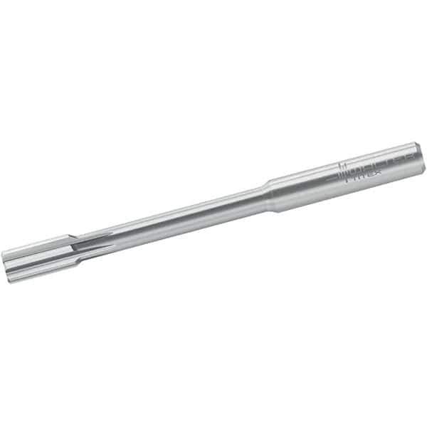 Walter-Titex - 9.98mm Solid Carbide 6 Flute Chucking Reamer - Straight Flute, 10mm Straight Shank, 20mm Flute Length, 120mm OAL - Apex Tool & Supply