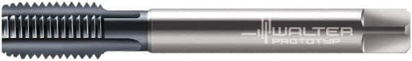 Walter-Prototyp - M16x2.00 Metric 6HX 4 Flute TiCN Finish Powdered Metal Straight Flute Machine Tap - Modified Bottoming, Right Hand Thread, 110mm OAL, 25mm Thread Length, Oversize, Through Coolant - Apex Tool & Supply