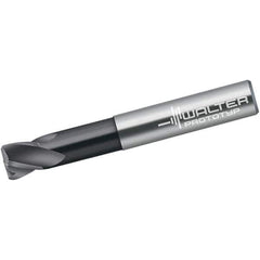 Walter-Prototyp - 8mm, 4 Flute, Single End, Solid Carbide, 0.5mm Corner Radius End Mill - 80mm OAL, 30° Helix, Right Hand Flute, 8mm LOC, Right Hand Cut, 29mm Extended Reach - Apex Tool & Supply