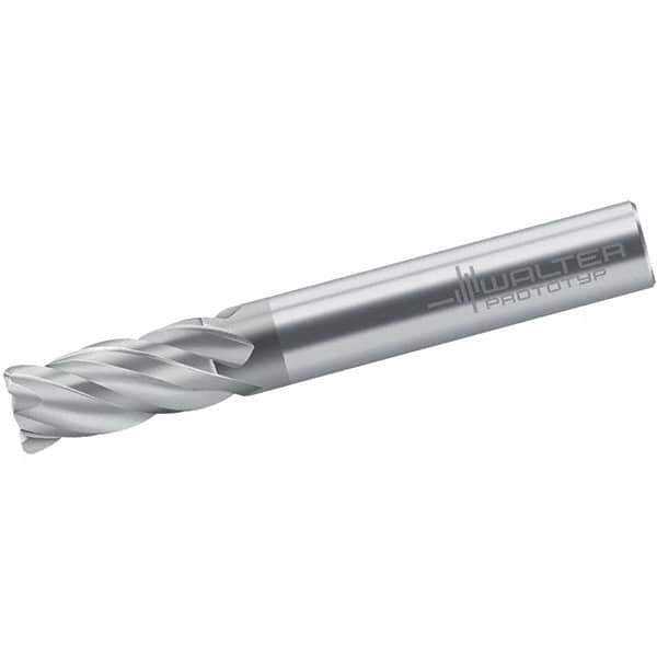 Walter-Prototyp - 16mm, 4 Flute, Single End, Solid Carbide, 3mm Corner Radius End Mill - 92mm OAL, Right Hand Flute, 32mm LOC, Right Hand Cut - Apex Tool & Supply