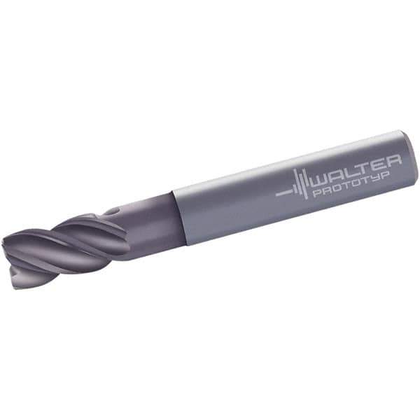 Walter-Prototyp - 20mm, 4 Flute, Single End, Solid Carbide, 0.2mm Corner Radius End Mill - 104mm OAL, 40° Helix, Right Hand Flute, 32mm LOC, Right Hand Cut, 52mm Extended Reach - Apex Tool & Supply