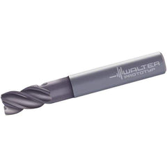 Walter-Prototyp - 20mm, 4 Flute, Single End, Solid Carbide, 0.2mm Corner Radius End Mill - 104mm OAL, 40° Helix, Right Hand Flute, 32mm LOC, Right Hand Cut, 52mm Extended Reach - Apex Tool & Supply