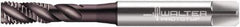 Walter-Prototyp - M6x1.00 Metric 3 Flute 6HX Bottoming Spiral Flute Tap - Powdered Metal, Hardlube Finish, 80mm OAL, Right Hand Flute, Right Hand Thread, Series EP2051362 - Apex Tool & Supply