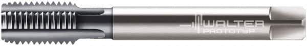 Walter-Prototyp - 7/16-20 UNF 2B 4 Flute TiCN Finish Powdered Metal Straight Flute Machine Tap - Modified Bottoming, Right Hand Thread, 100mm OAL, 19.99mm Thread Length, Oversize, Through Coolant - Apex Tool & Supply