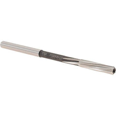 Walter-Titex - 3.97mm Cobalt 6 Flute Chucking Reamer - Spiral Flute, 4mm Straight Shank, 19mm Flute Length, 75mm OAL - Apex Tool & Supply