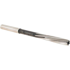 Walter-Titex - 5.01mm Cobalt 6 Flute Chucking Reamer - Spiral Flute, 5mm Straight Shank, 23mm Flute Length, 86mm OAL - Apex Tool & Supply