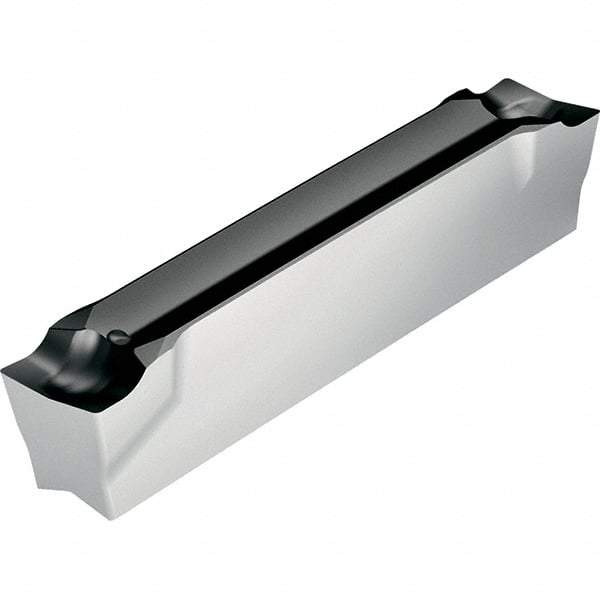 Walter - 2E300L15GX CF5 Grade WSM33S, 3mm Cutting Width Carbide Grooving Insert - Left Hand, 1.5mm Corner Radius, TiAlN/Al2O3/ZrCN Finish - Apex Tool & Supply
