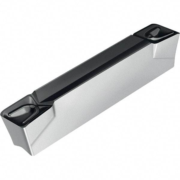Walter - 3E500N04GX UD6 Grade WSM33S, 5mm Cutting Width Carbide Grooving Insert - 3mm Max Depth of Cut, Neutral, 0.4mm Corner Radius, TiAlN/Al2O3/ZrCN Finish - Apex Tool & Supply