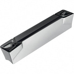 Walter - 3E500N04GX UD6 Grade WSM33S, 5mm Cutting Width Carbide Grooving Insert - 3mm Max Depth of Cut, Neutral, 0.4mm Corner Radius, TiAlN/Al2O3/ZrCN Finish - Apex Tool & Supply
