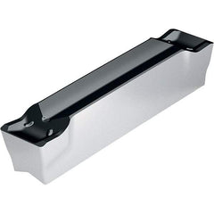 Walter - 2E300N02GX CE4 Grade WSM43S, 3mm Cutting Width Carbide Grooving Insert - Neutral, 0.2mm Corner Radius, TiAlN/Al2O3/Al Finish - Apex Tool & Supply