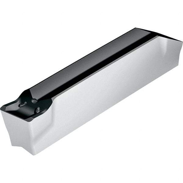 Walter - 3F400N03GX CE4 Grade WSM43S, 4mm Cutting Width Carbide Grooving Insert - Neutral, 0.3mm Corner Radius, TiAlN/Al2O3/Al Finish - Apex Tool & Supply