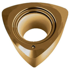 Walter - P26337R25 Grade WKP25S Carbide Milling Insert - TiCN/Al2O3/TiCN Finish, 0.219" Thick, 13mm Inscribed Circle, 2.01mm Corner Radius - Apex Tool & Supply