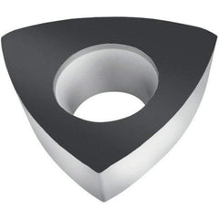 Walter - P26315R15 Grade WKP35S Carbide Milling Insert - TiCN/Al2O3/TiCN Finish, 0.156" Thick, 0.413" Inscribed Circle, 15.01mm Corner Radius - Apex Tool & Supply