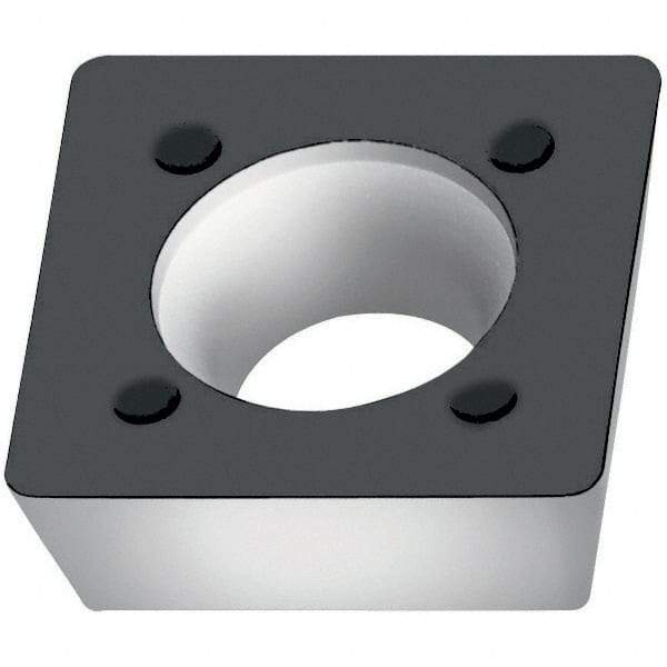Walter - SPMW060304 A57 Grade WKP25S Carbide Milling Insert - TiCN/Al2O3/TiCN Finish, 0.1252" Thick, 1/4" Inscribed Circle, 0.4mm Corner Radius - Apex Tool & Supply