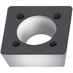 Walter - SPMW060304 A57 Grade WKP25S Carbide Milling Insert - TiCN/Al2O3/TiCN Finish, 0.1252" Thick, 1/4" Inscribed Circle, 0.4mm Corner Radius - Apex Tool & Supply