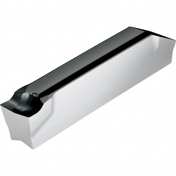 Walter - 3F400N02GX CF5 Grade WSM33S, 4mm Cutting Width Carbide Grooving Insert - Neutral, 0.2mm Corner Radius, TiAlN/Al2O3/ZrCN Finish - Apex Tool & Supply